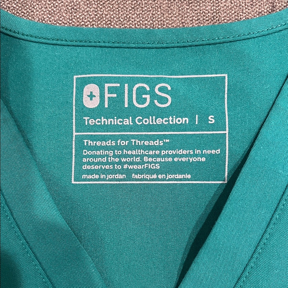 Figs Hunter Green Technical Collection Scrub Set … - image 2